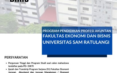 Penerimaan Mahasiswa Baru Program Pendidikan Profesi Akuntan